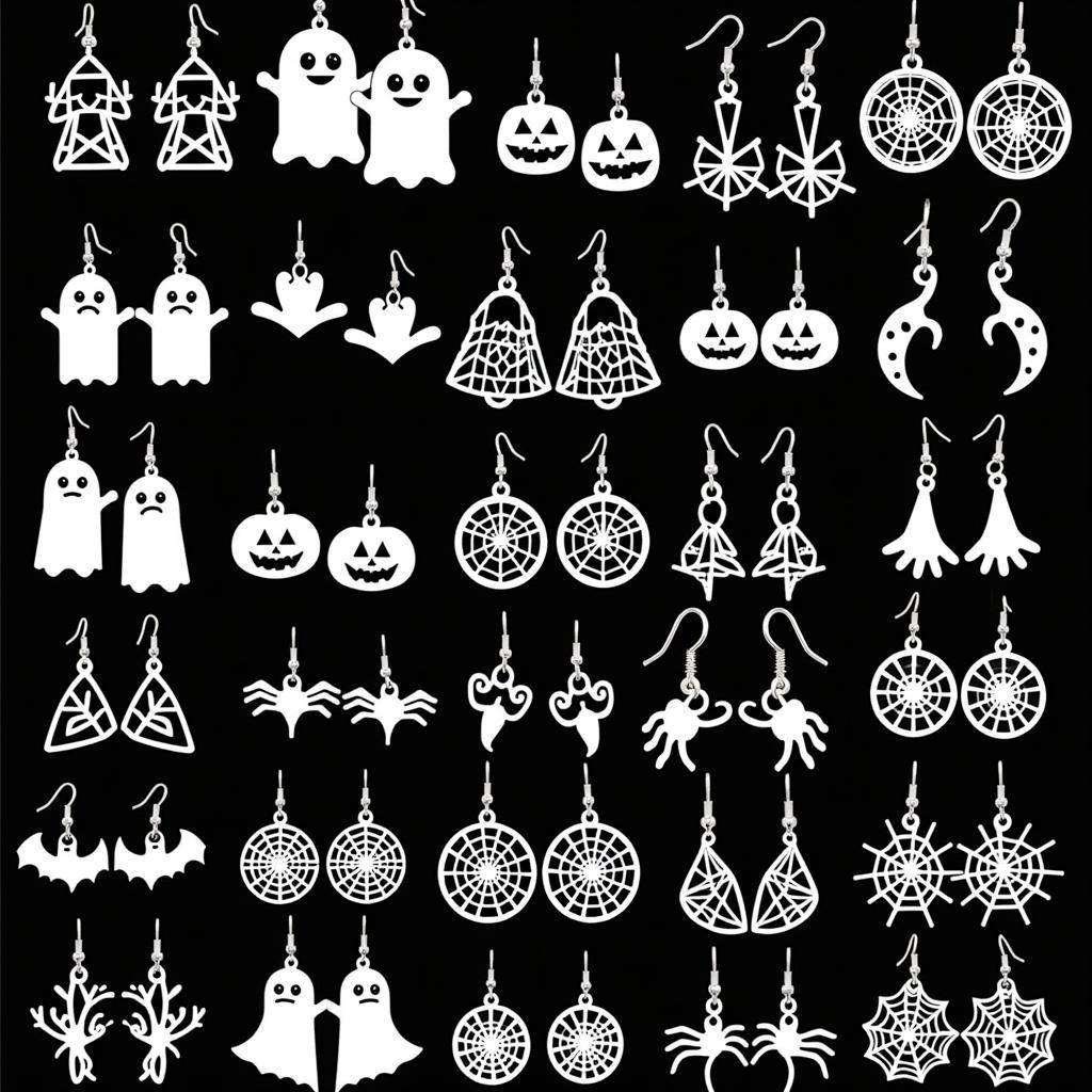 Free Halloween Earring SVG Designs