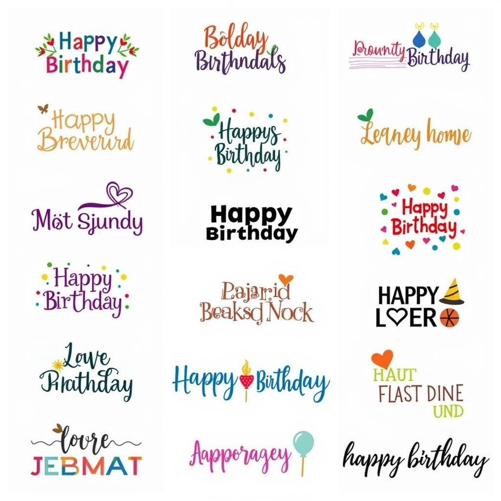 Free Happy Birthday SVG Examples