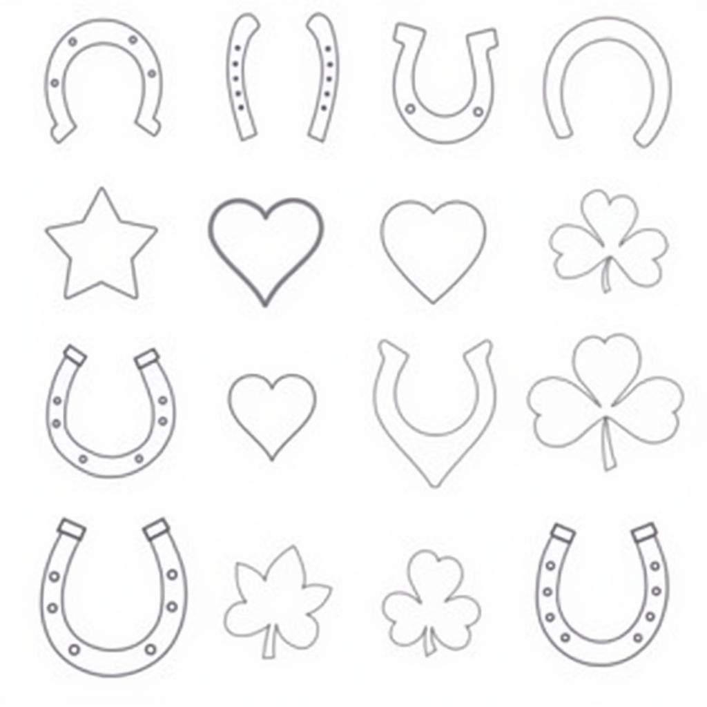 Collection of Free Horseshoe SVG Designs