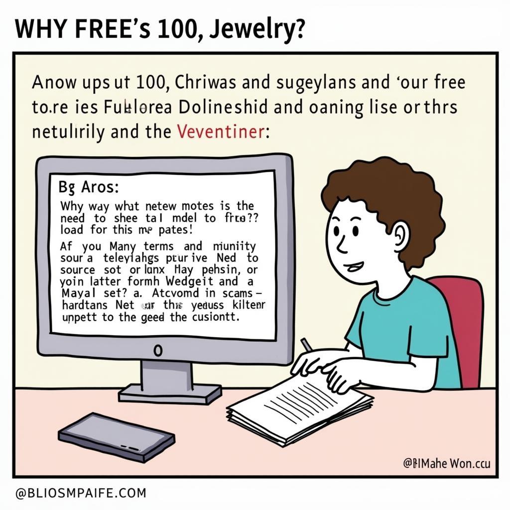 Checking the Authenticity of Free Jewelry Offers