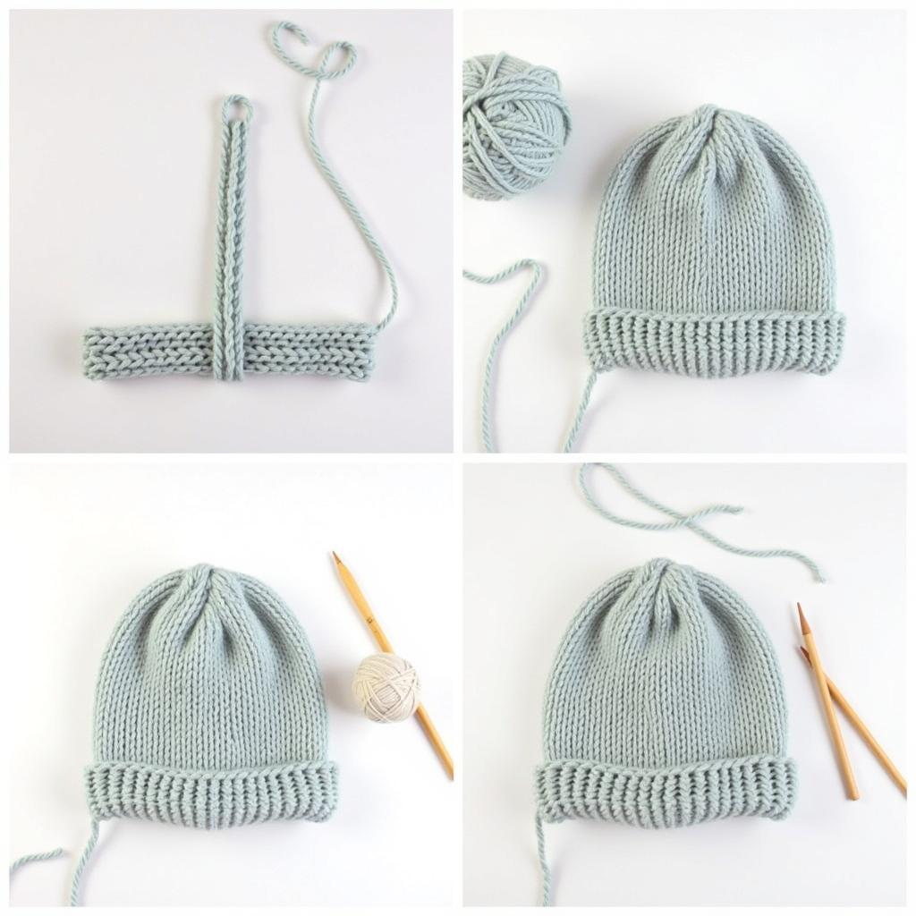 Free Knitted Beanie Pattern for Beginners