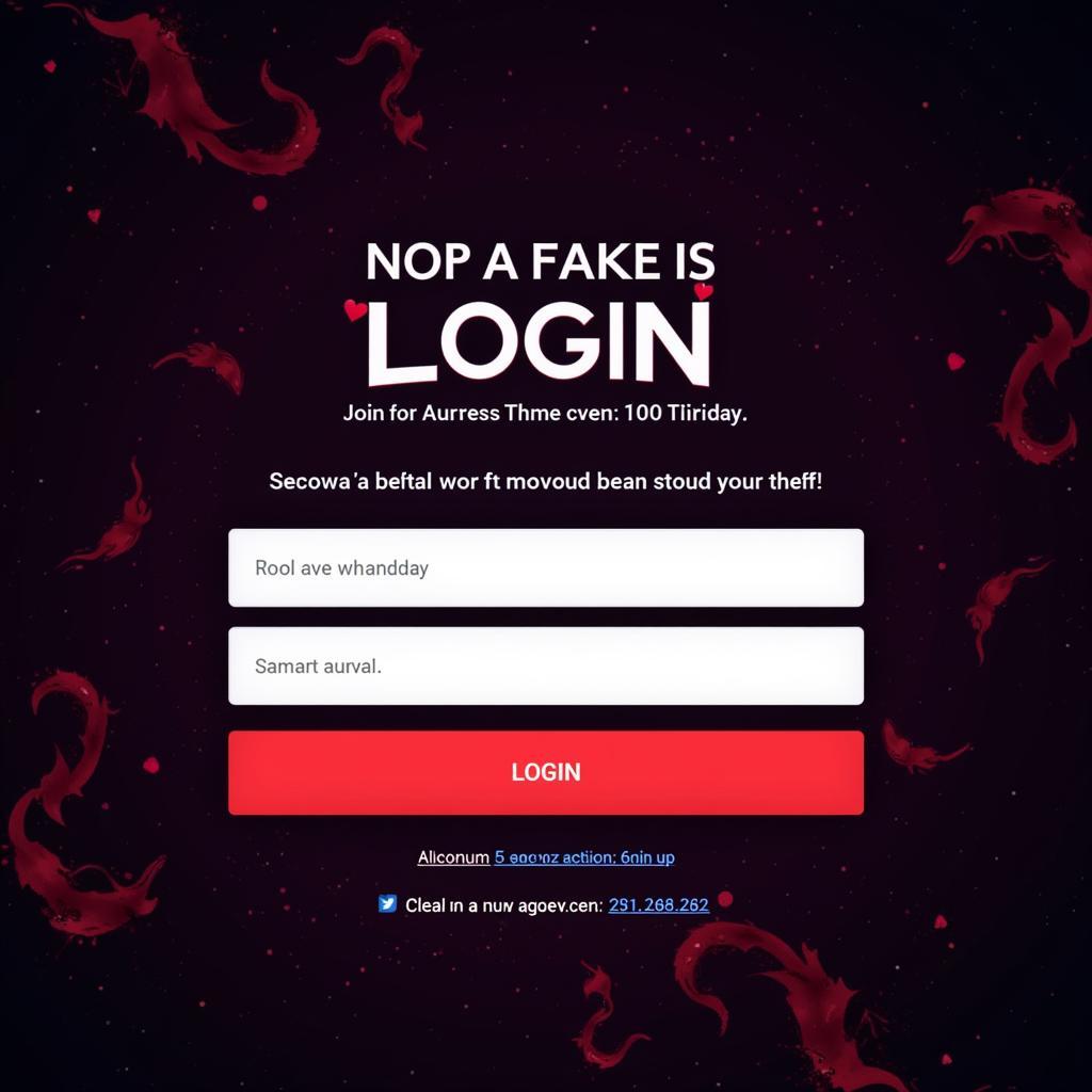 Free Login Scams