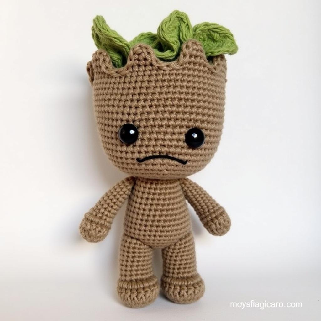 Finished Crochet Groot