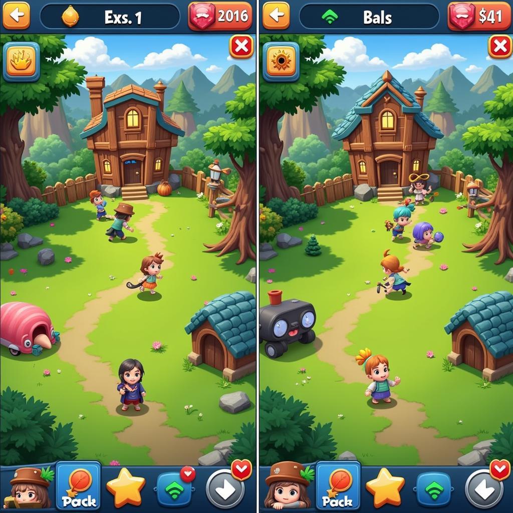 Free Mobile Game Displaying Banner Ads