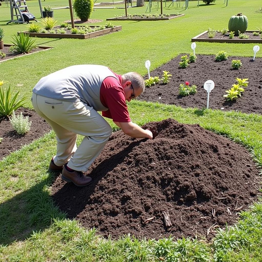 Free Mulch Community Garden