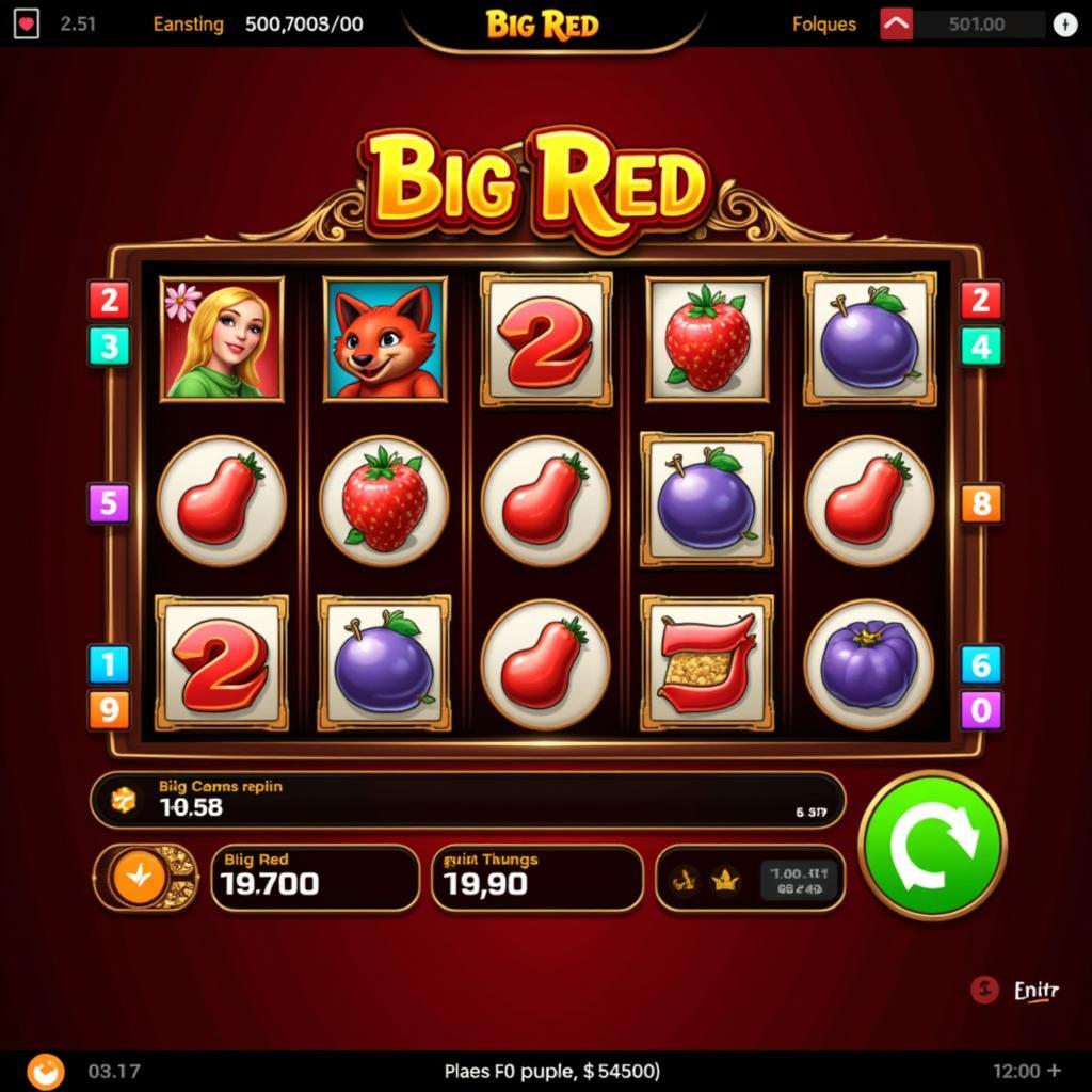 Free Online Pokies Big Red Gameplay Screenshot