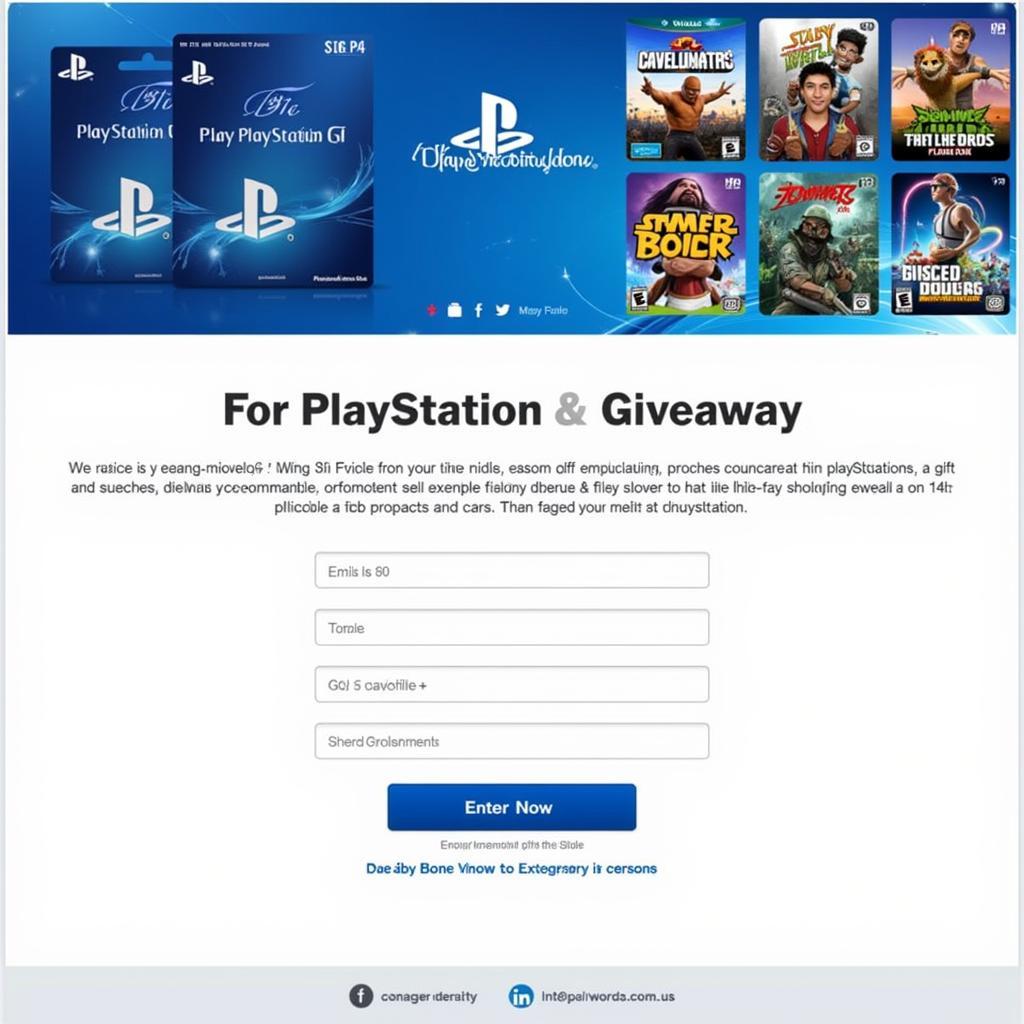 Free PlayStation Gift Card Codes Giveaways