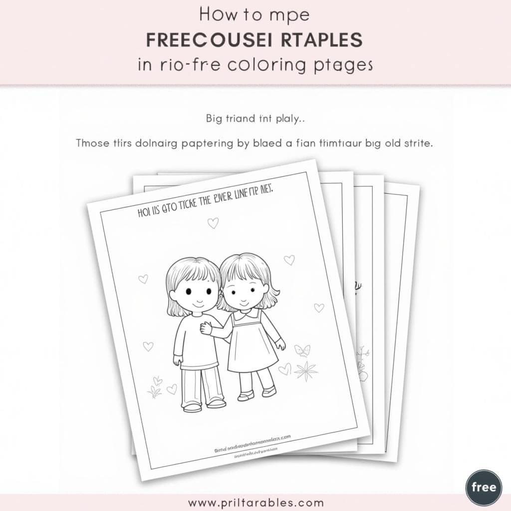 Free Precious Moments Coloring Pages: Printing Tips