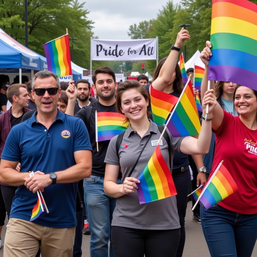 Free Pride Flag Distribution Event