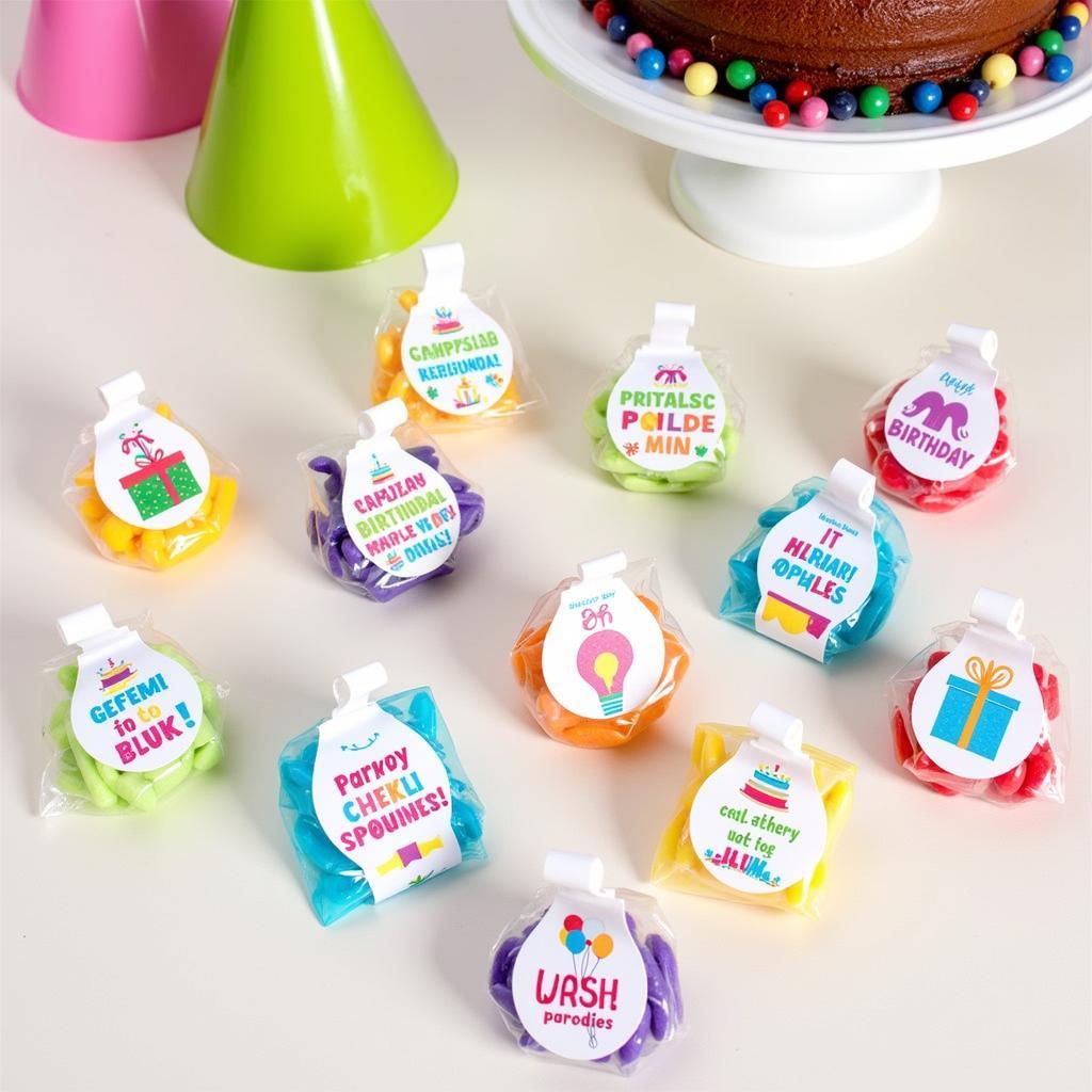 Free Printable Candy Labels for Birthday Party