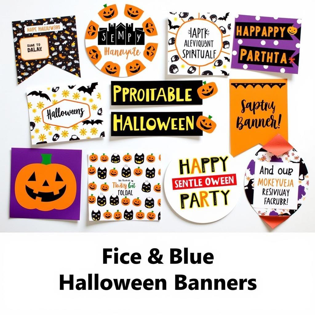 Free Printable Halloween Banner Decor