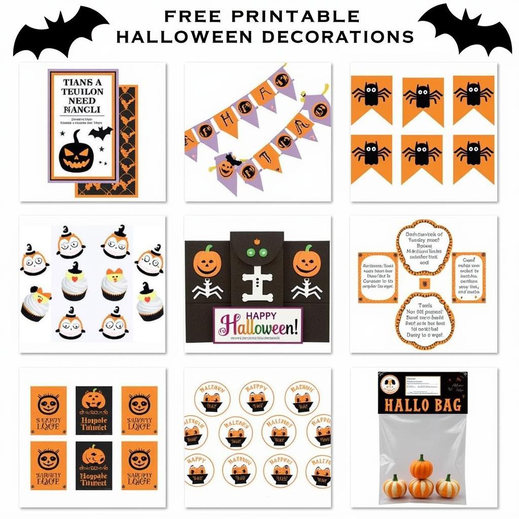 Free Printable Halloween Decorations Beyond Gift Tags