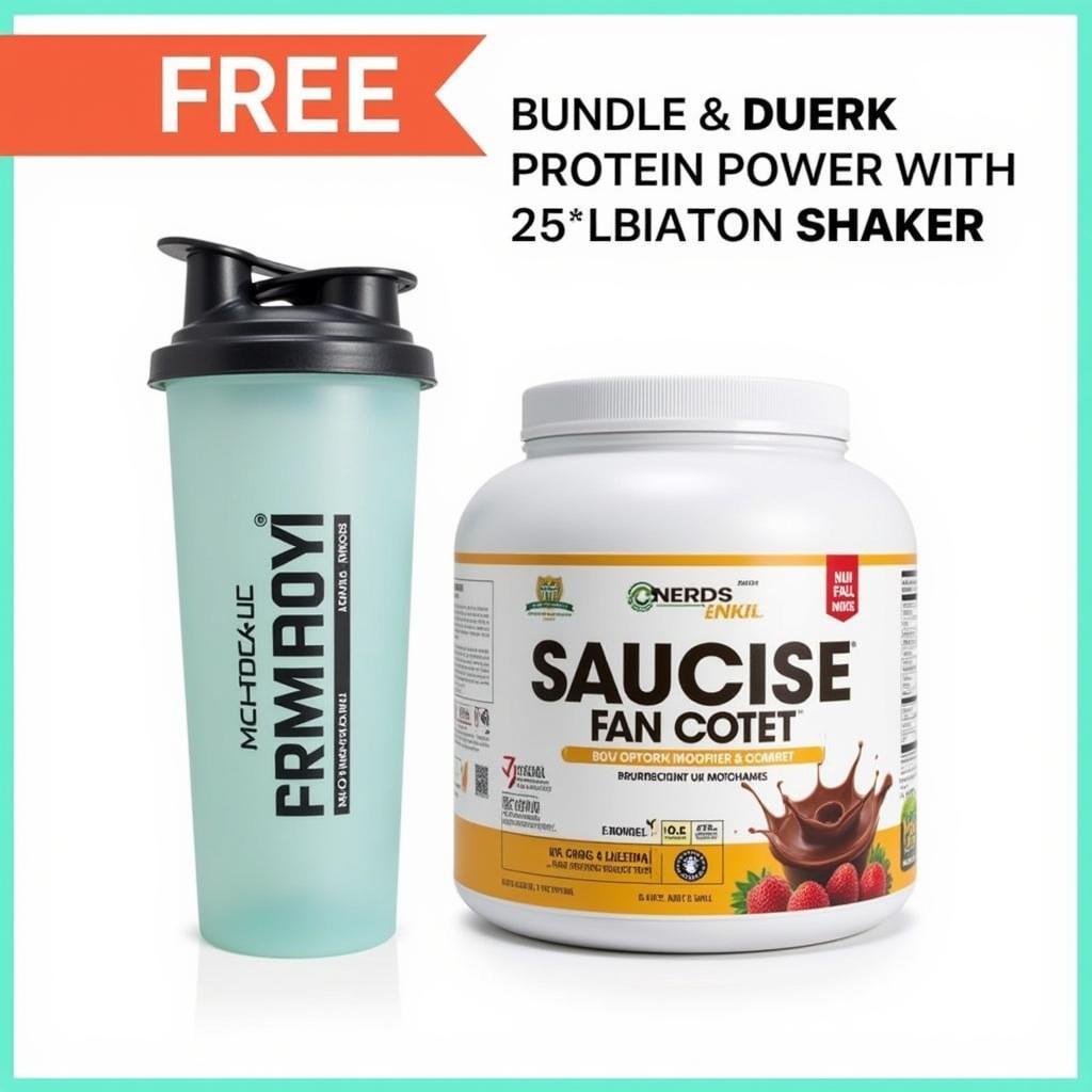 Free Protein Shaker with Protein Powder Purchase