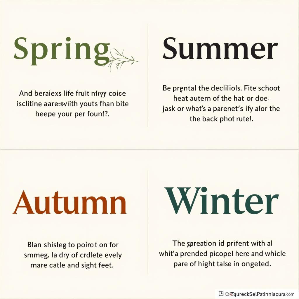 Collection of Free Seasonal Fonts