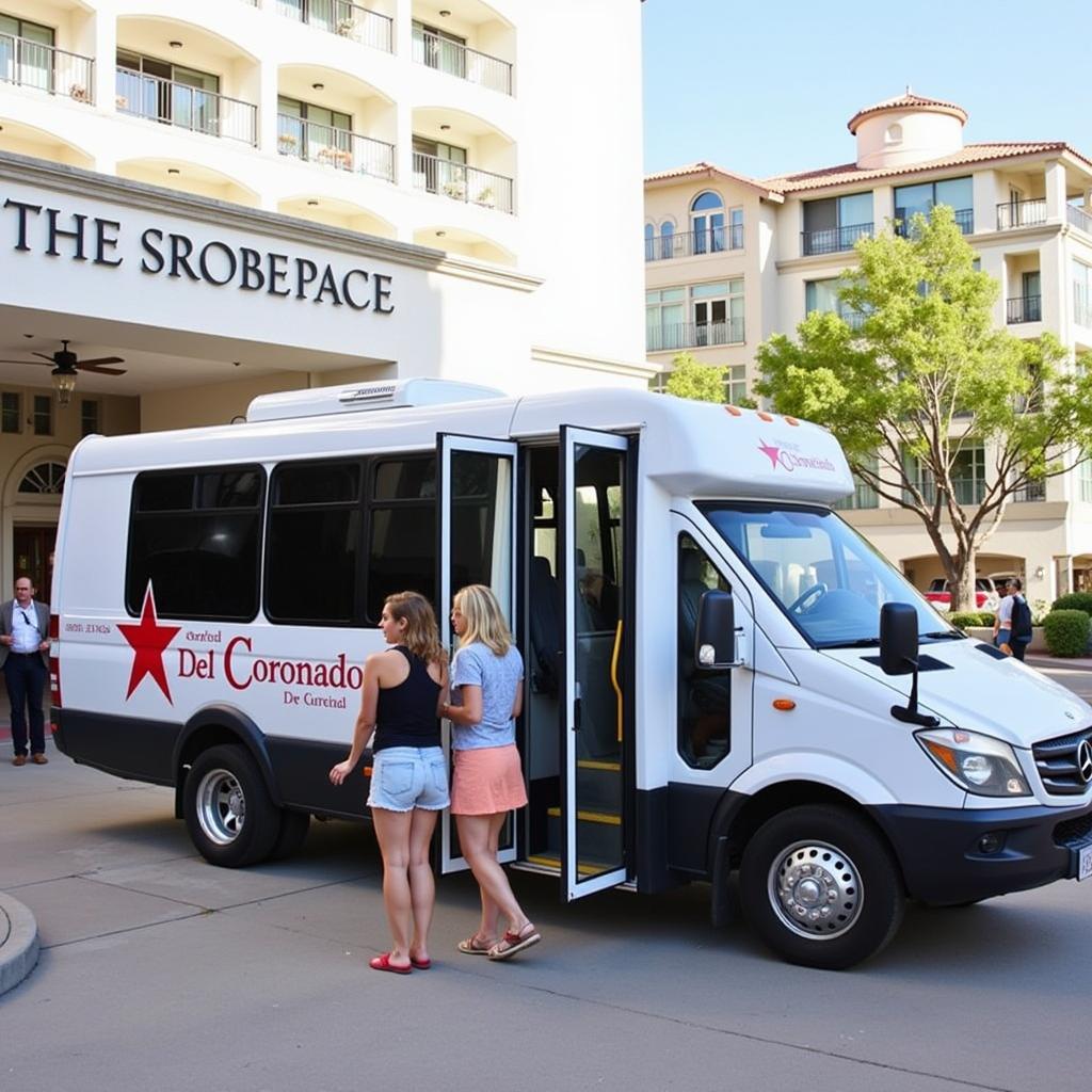 Free Shuttle at Hotel del Coronado