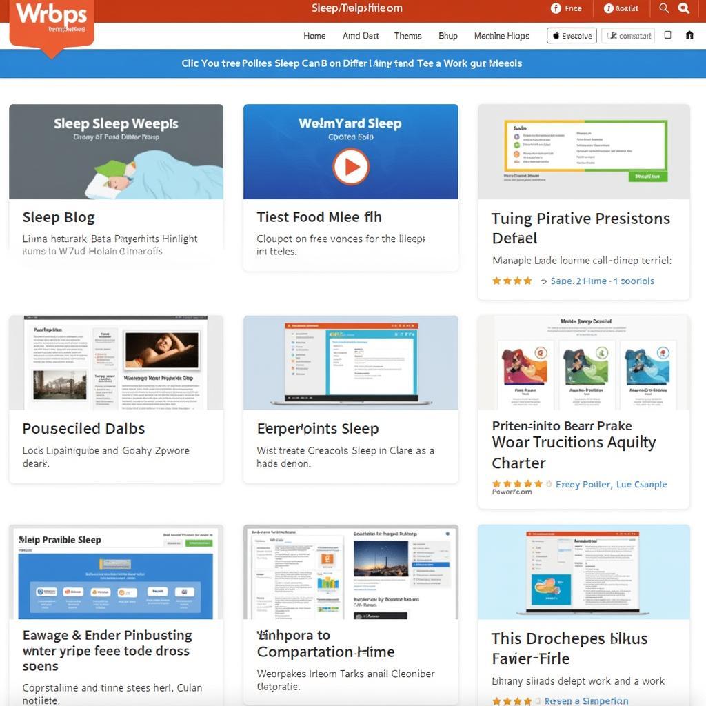 Free Sleep PPT Template Websites