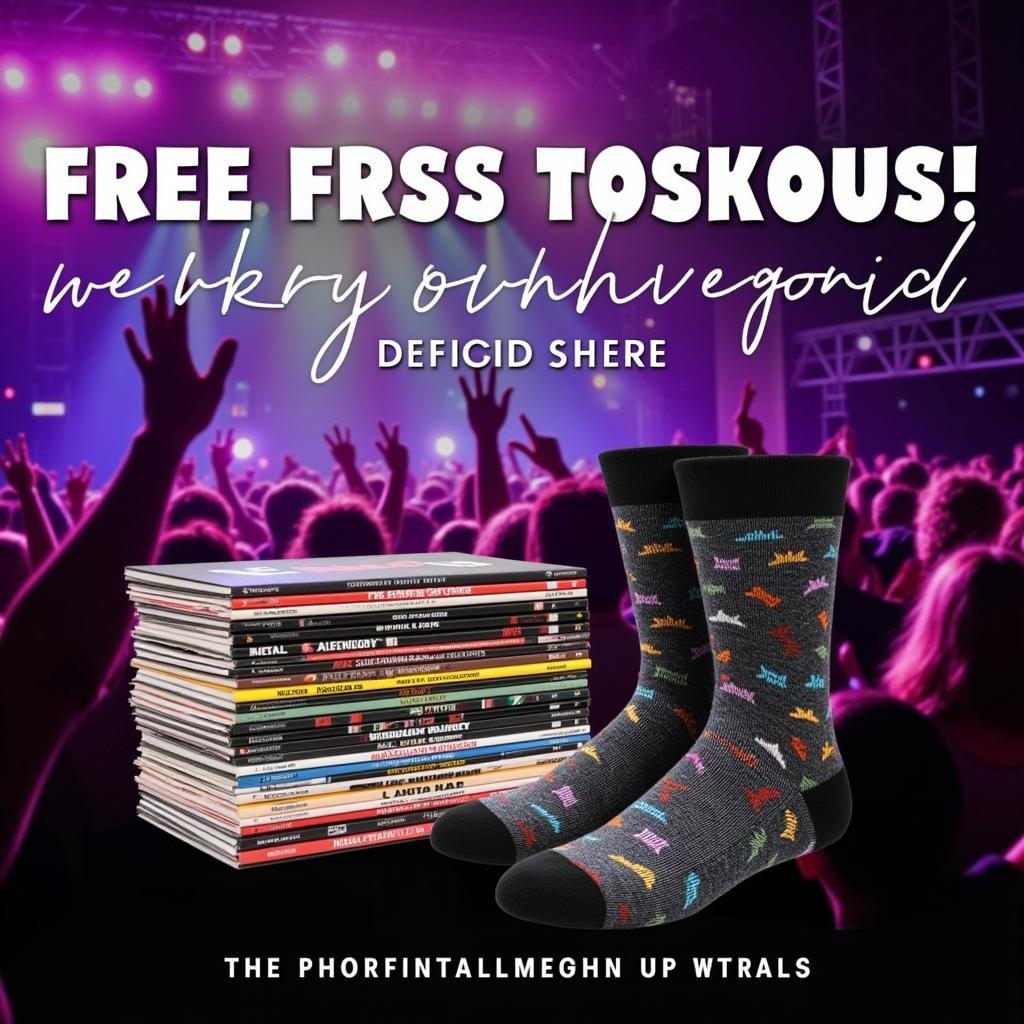 Free Socks and Metal Promotion