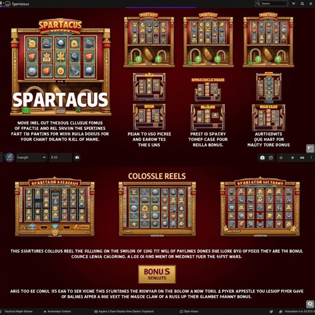 Free Spartacus Slots Gameplay