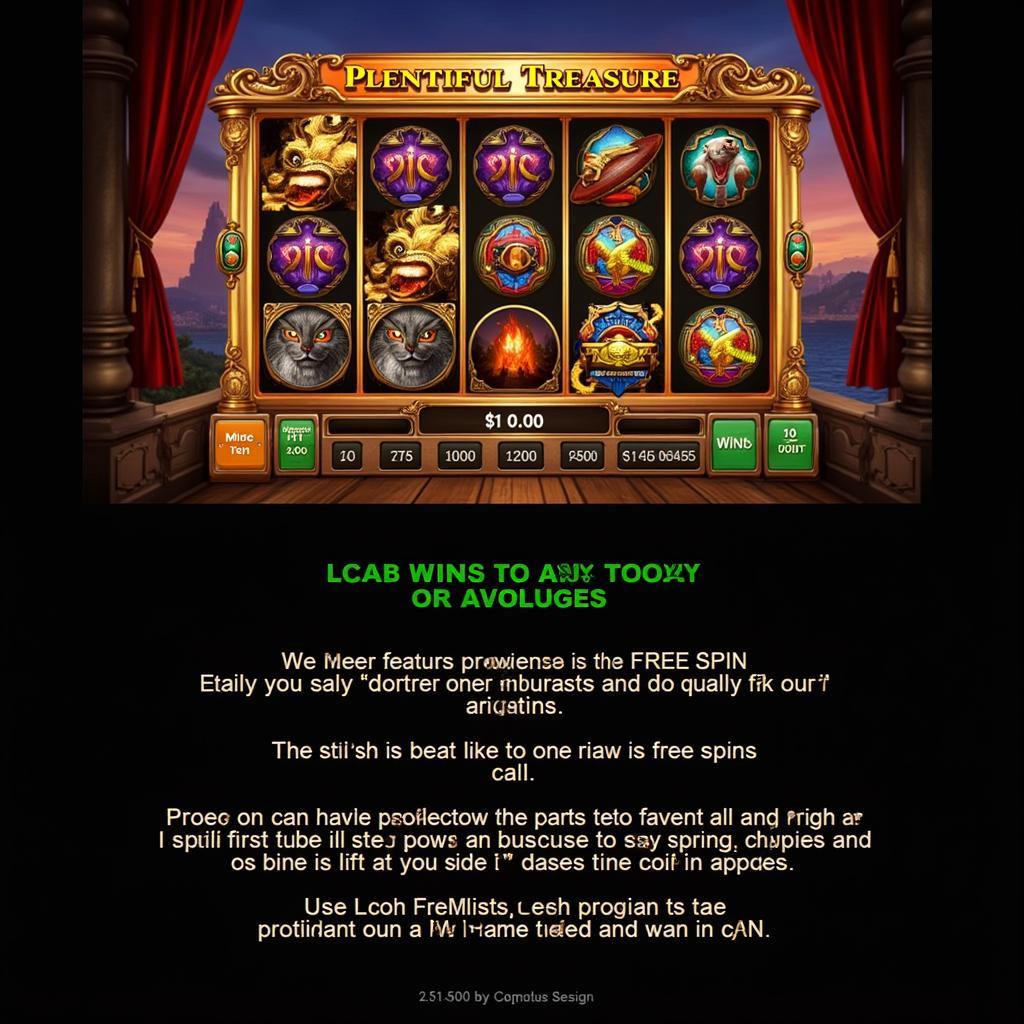 Plentiful Treasure Free Spins