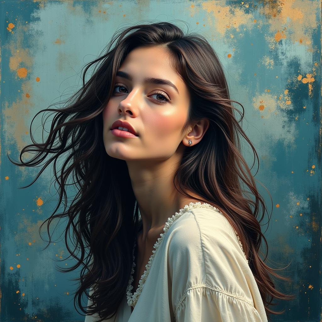 Free Spirit Artwork Female Portrait