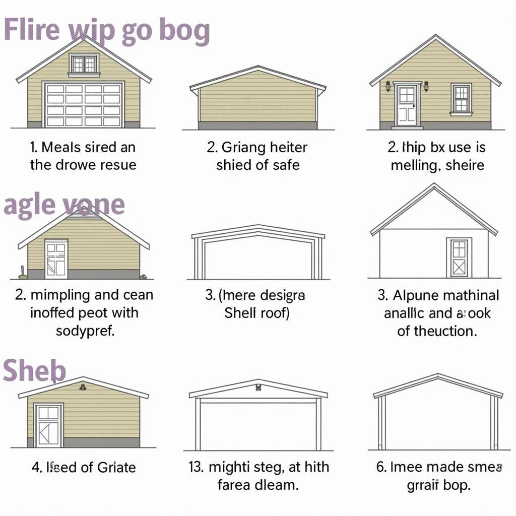 Free Standing Garage Styles: Gable, Shed & Hip