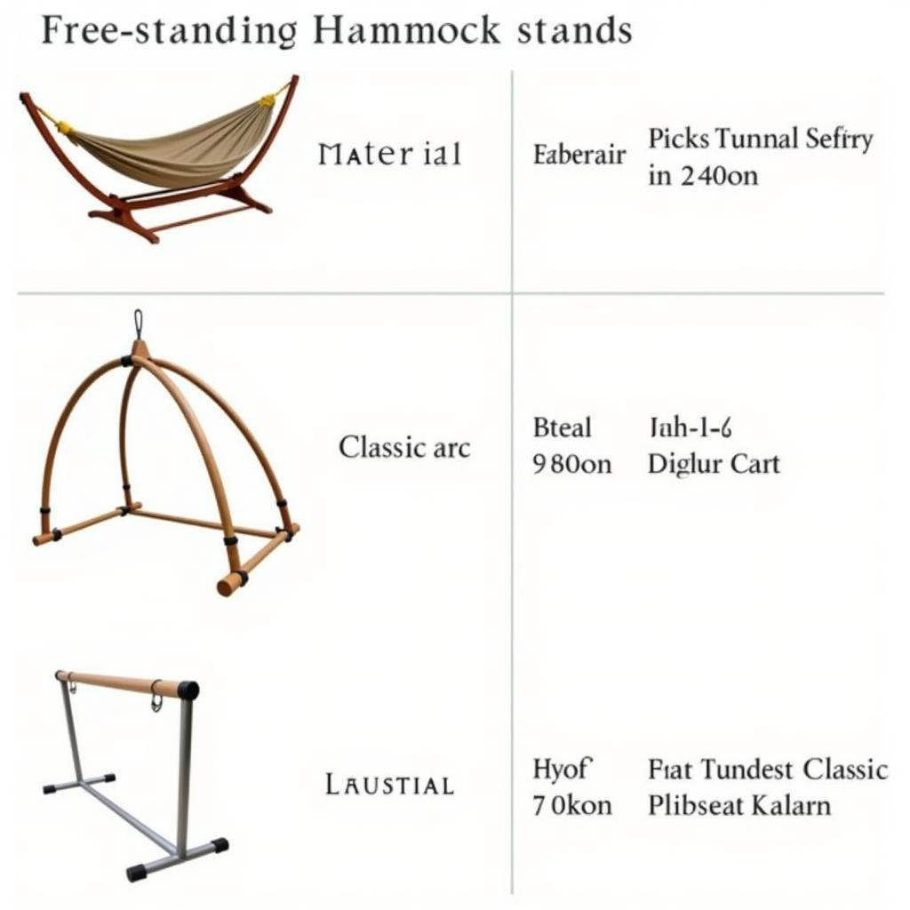 Different Types of Free Standing Hammock Stands