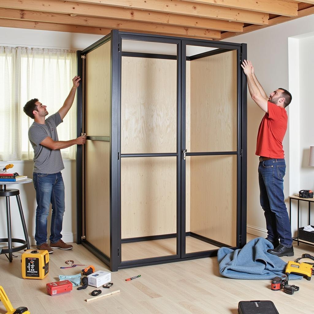 Installing a Free Standing Screen Room