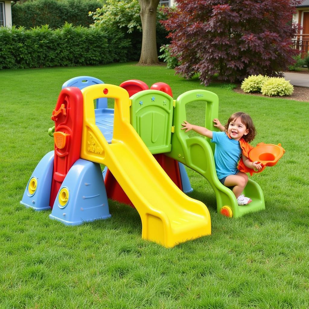 Free Standing Sliding Board Designed for Toddlers