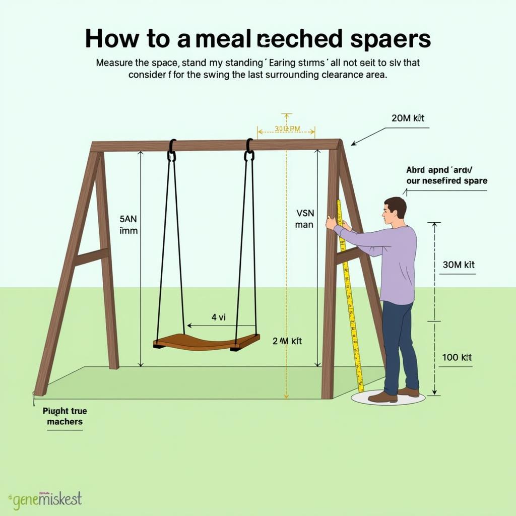 Measuring Your Yard for a Free Standing Swing Frame