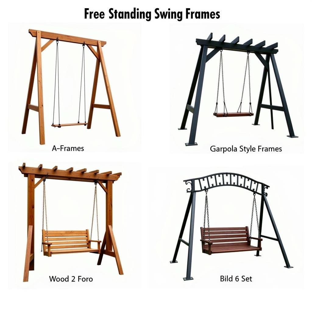 Different Types of Free Standing Swing Frames