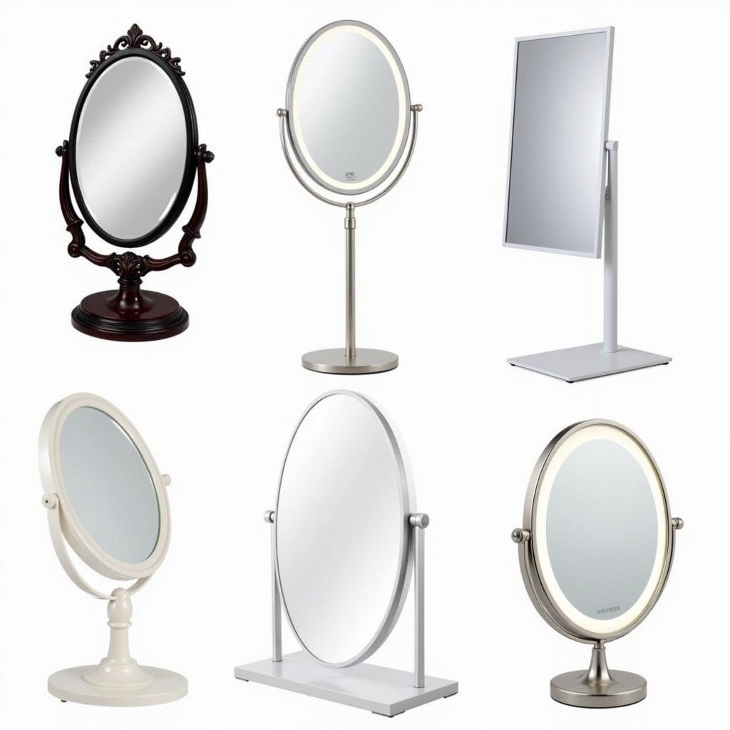 Different Types of Free Standing Vanity Mirrors: Cheval and Modern