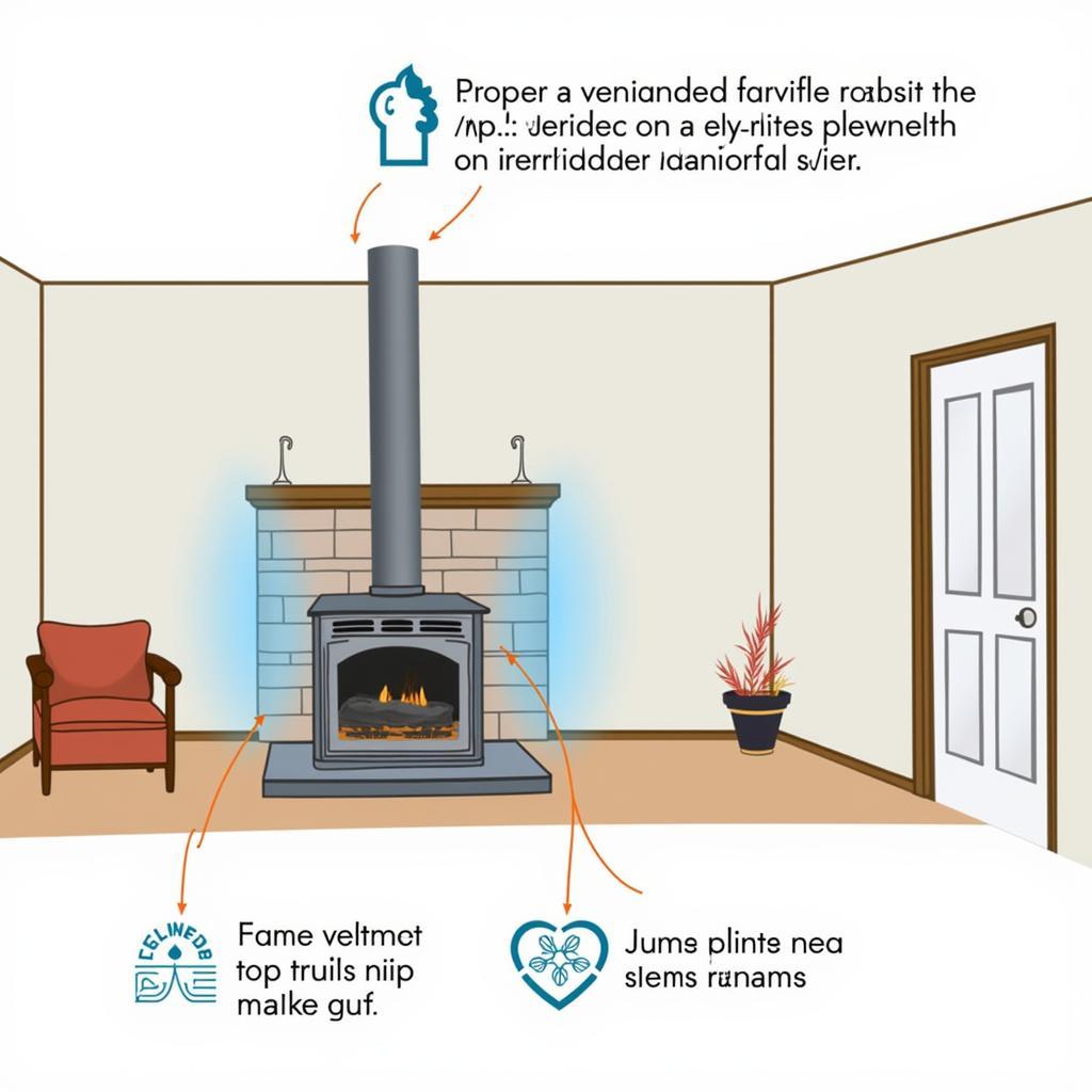 Free Standing Vent Free Gas Stove Installation