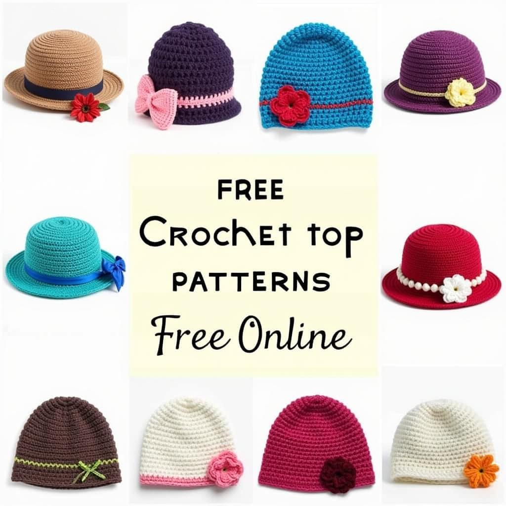 Free Crochet Top Hat Patterns: A Variety of Styles