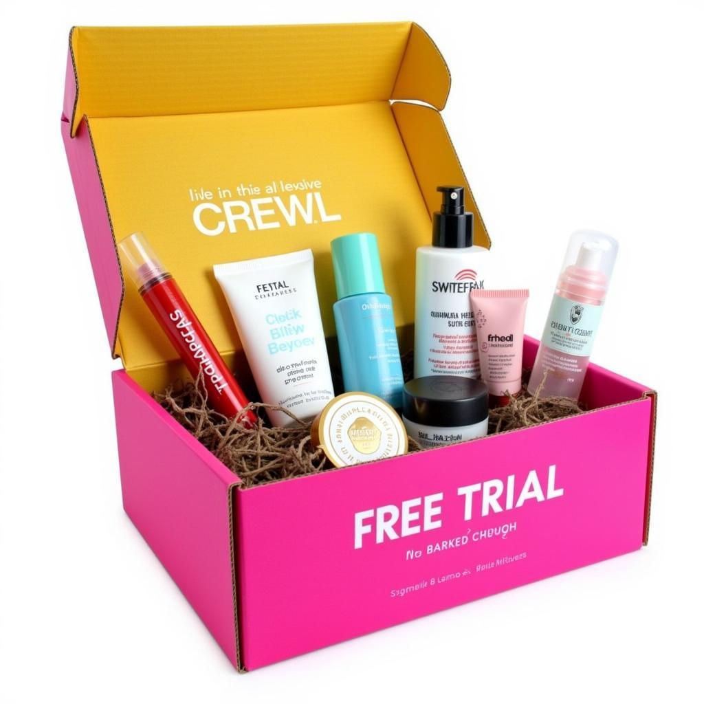 Free Trial Subscription Box with Beauty Products