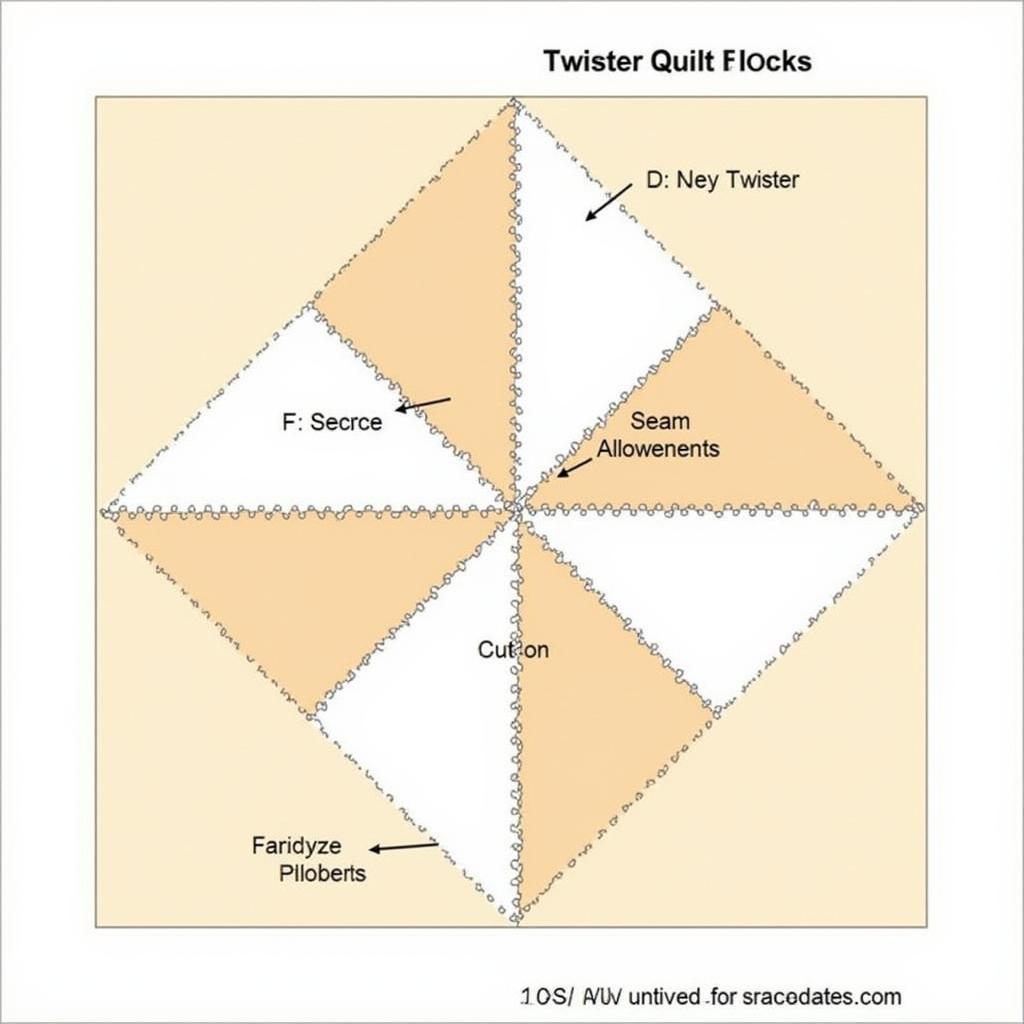 Free Twister Quilt Pattern for Beginners