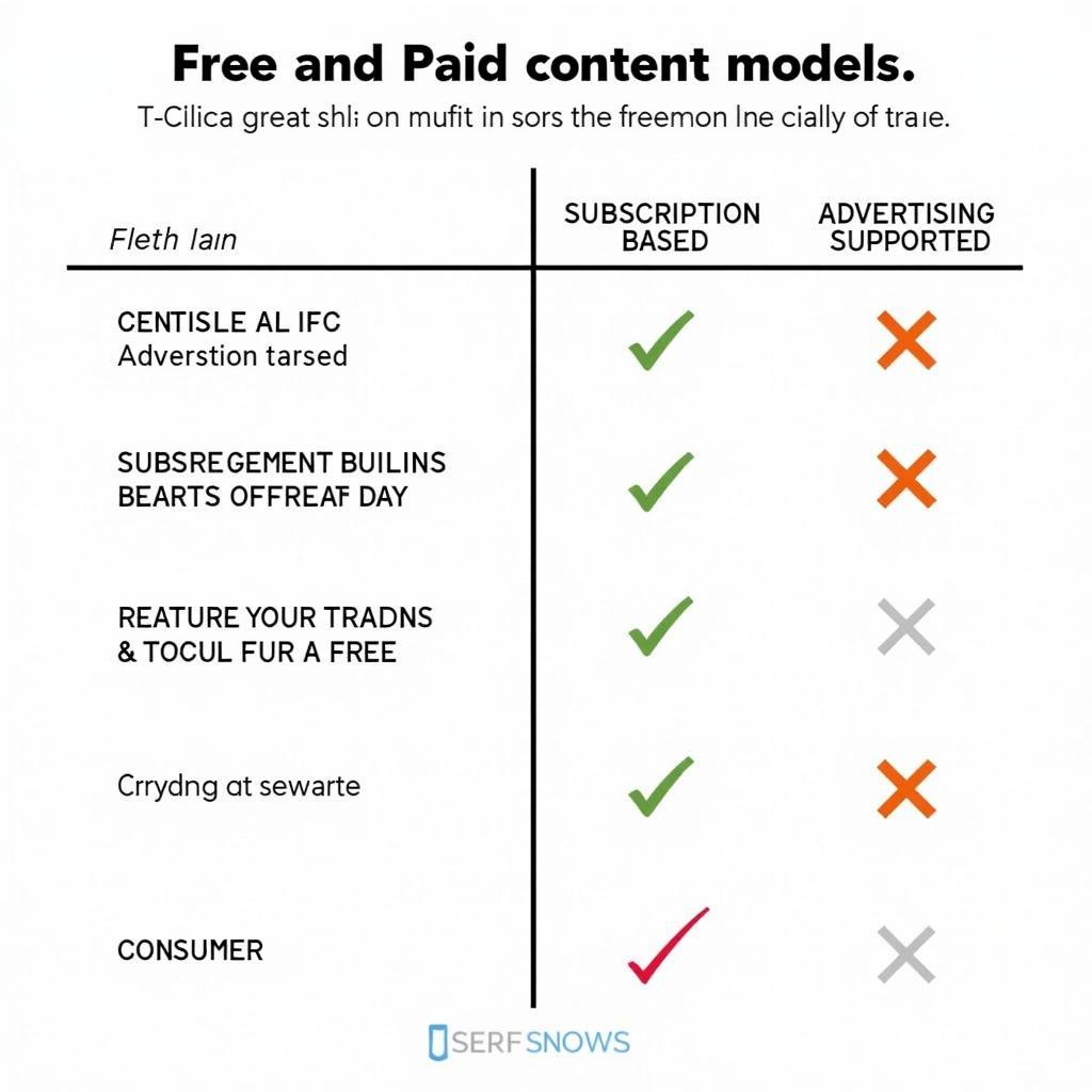 Free vs. Paid Content Models