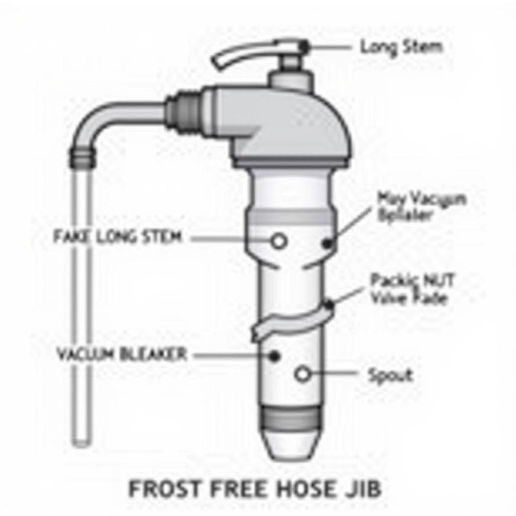 Frost Free Hose Bib Diagram Components