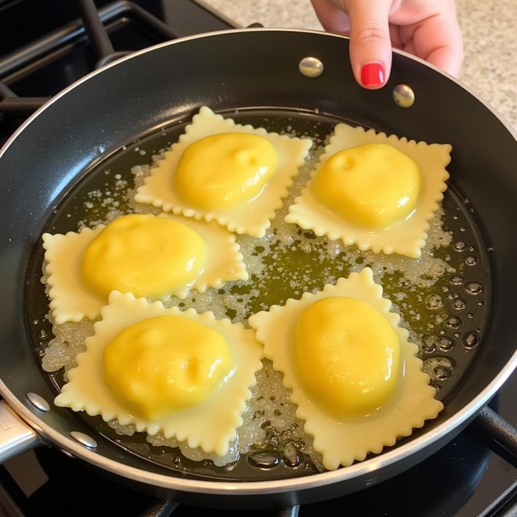 Frying Gluten-Free Ravioli