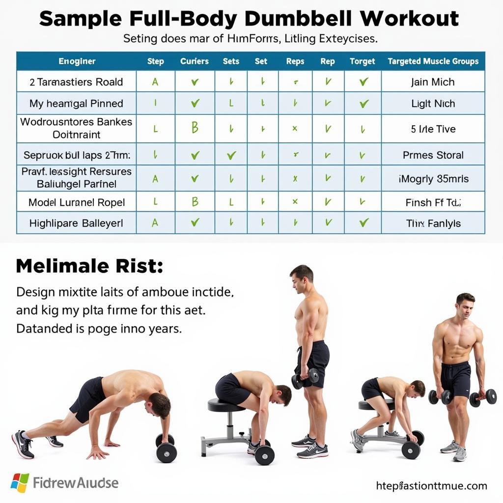 Full Body Dumbbell Workout Routine