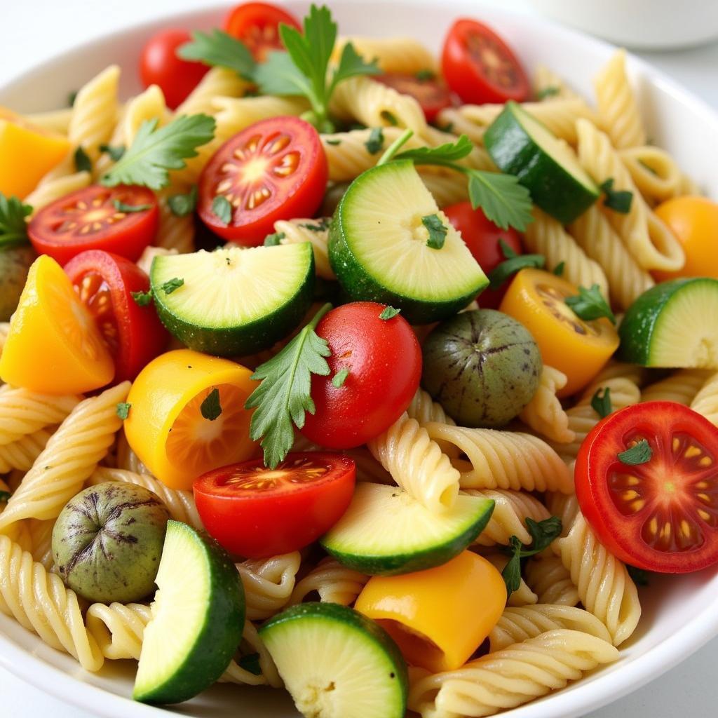 Vibrant Garlic-Free Pasta Primavera