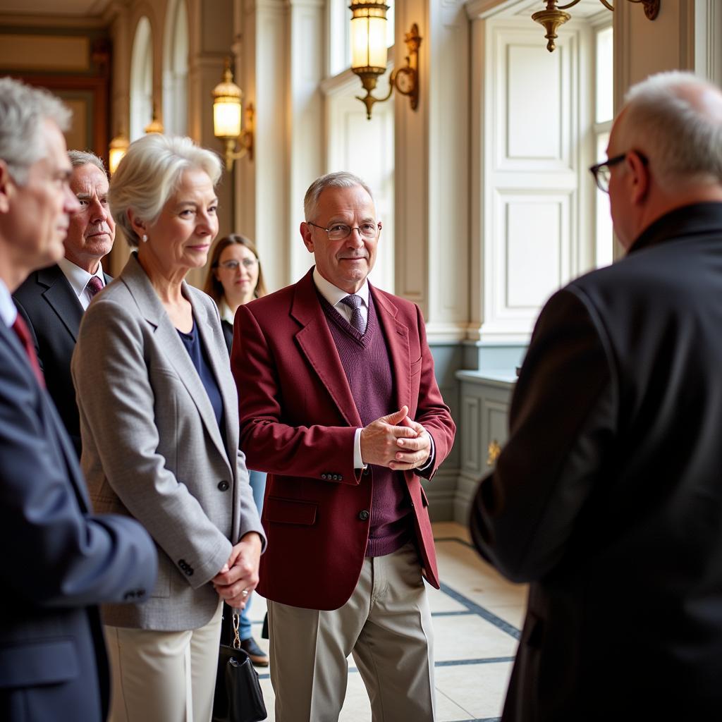 Senior citizens visiting the Georgia State Capitol