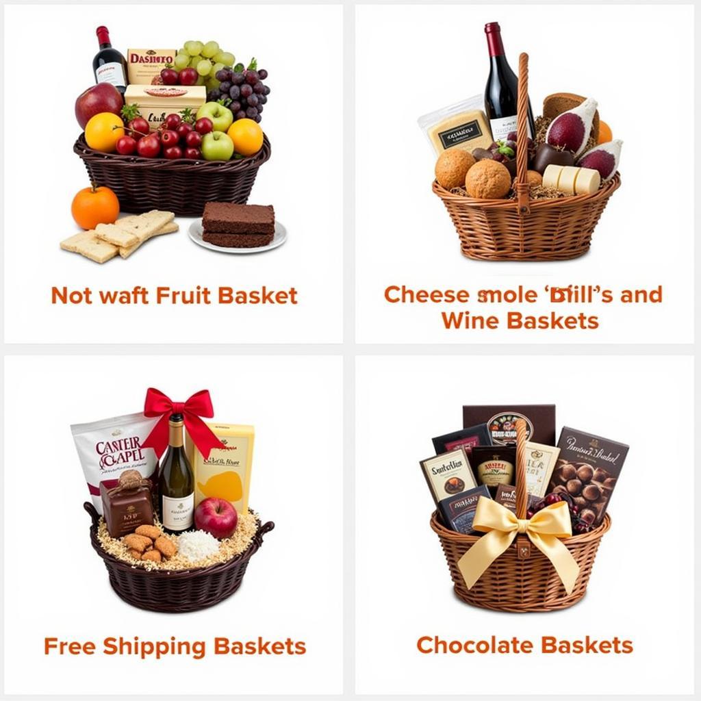 Gift Food Baskets with Free Shipping: A Variety of Options