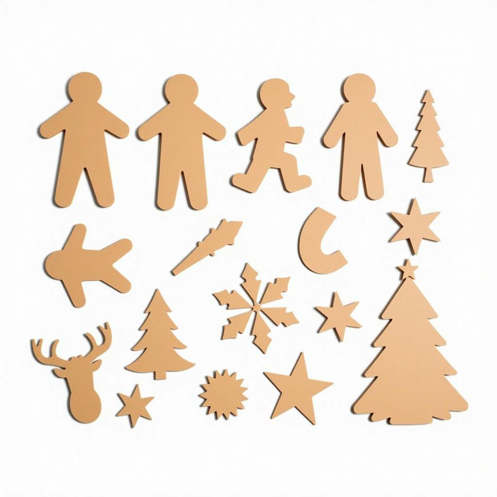 Gingerbread SVG Christmas Ornaments for Cricut