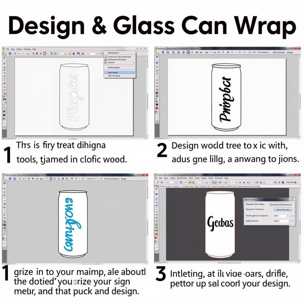 Glass Can Wrap Design Process