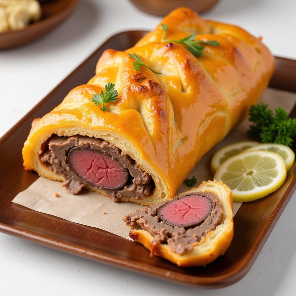 Finished Gluten-Free Beef Wellington