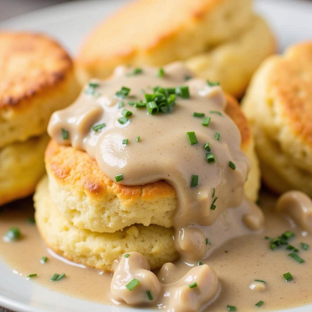 Gluten-Free Biscuits and Gravy