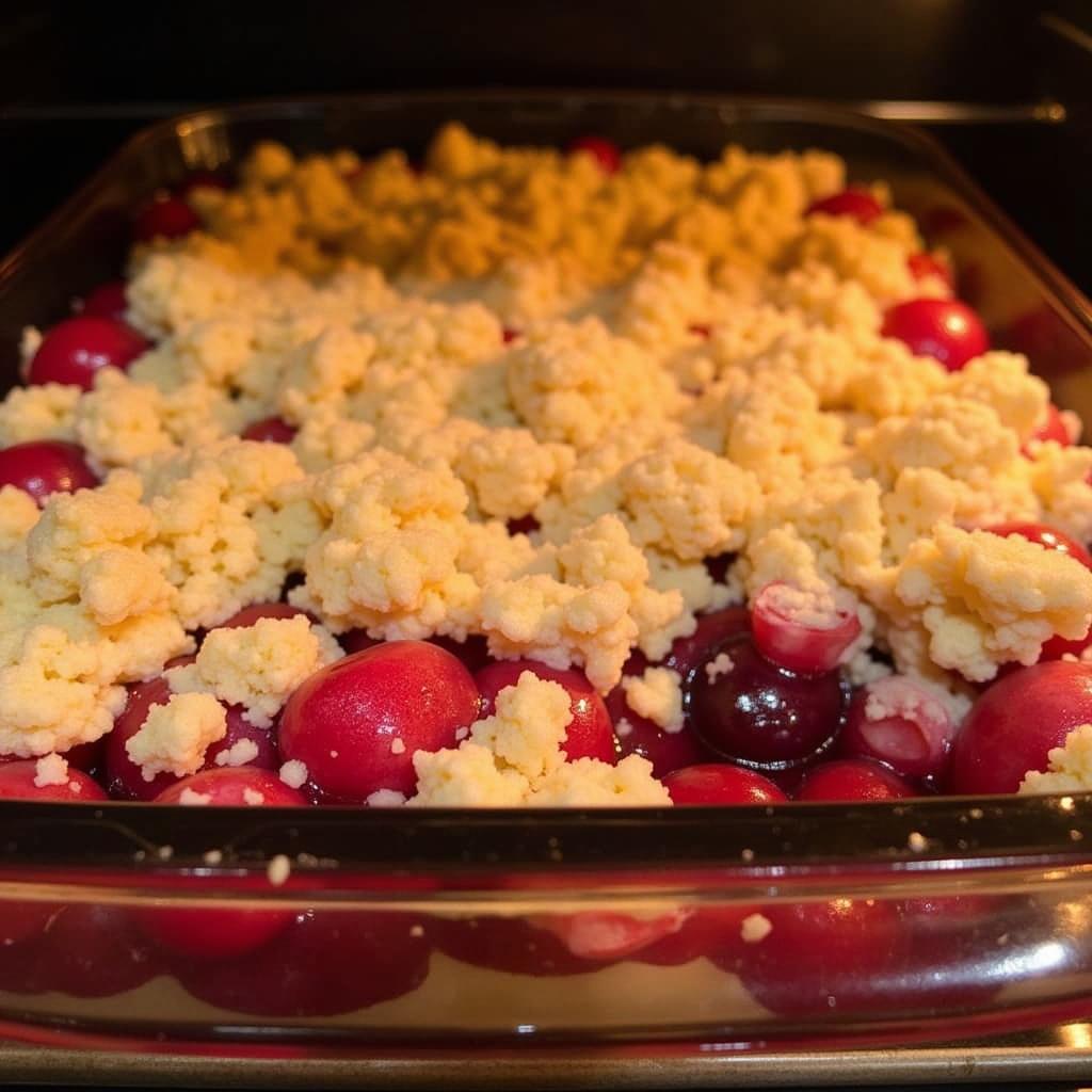 Baking a Gluten-Free Cherry Crisp