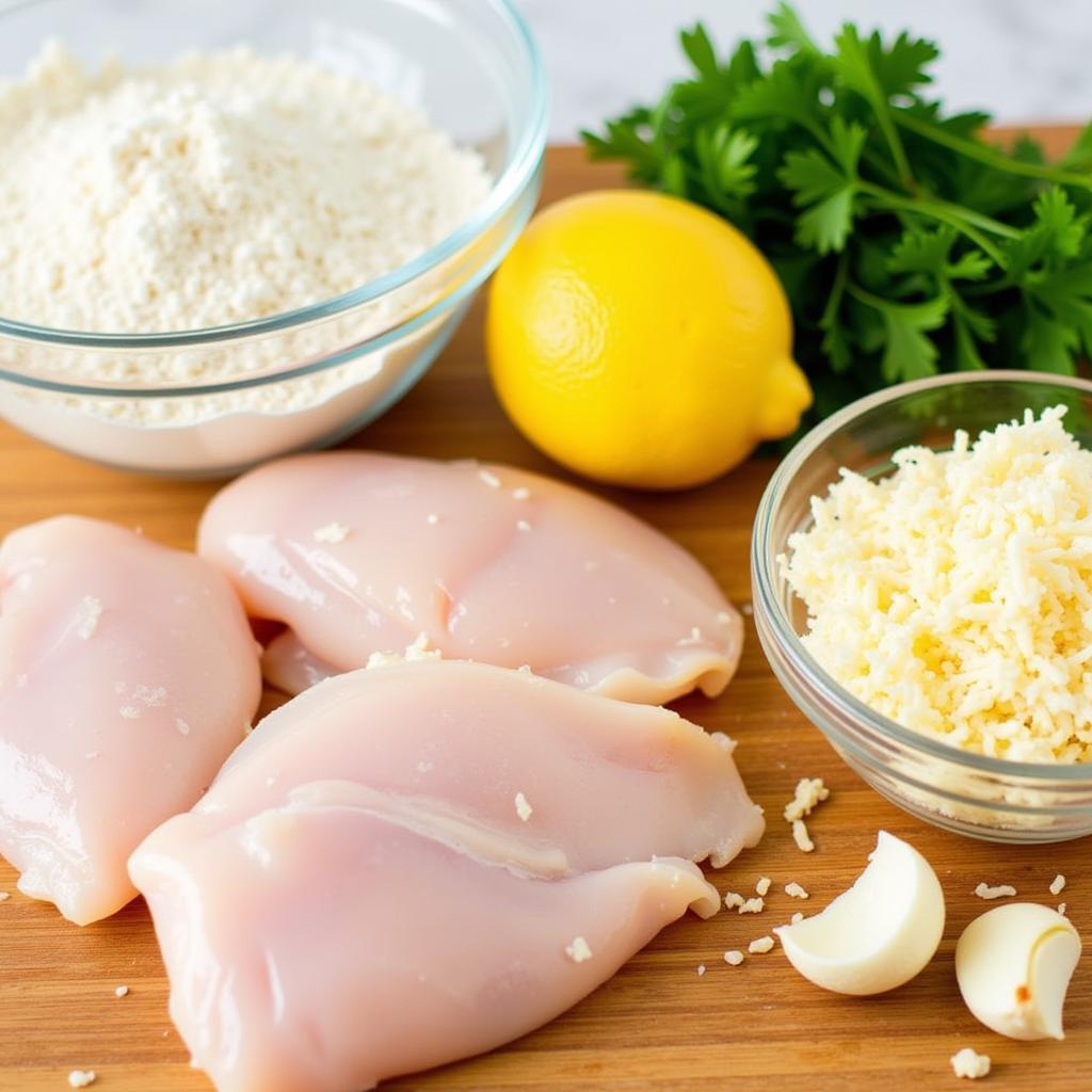 Gluten-Free Chicken Francese Ingredients