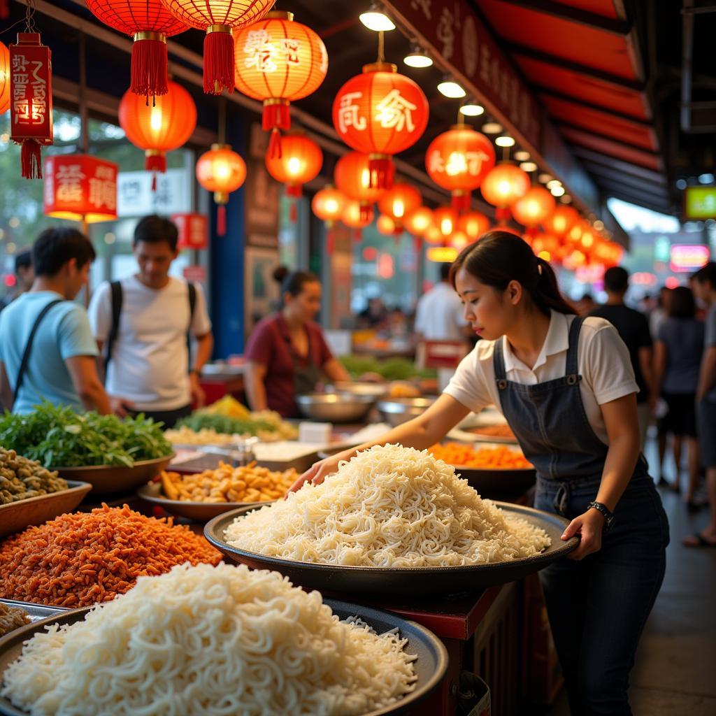 Gluten-Free Noodles in a Chinese Market