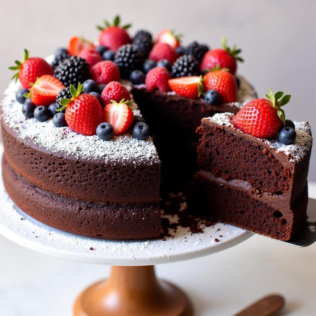 Gluten Free and Dairy Free Chocolate Cake